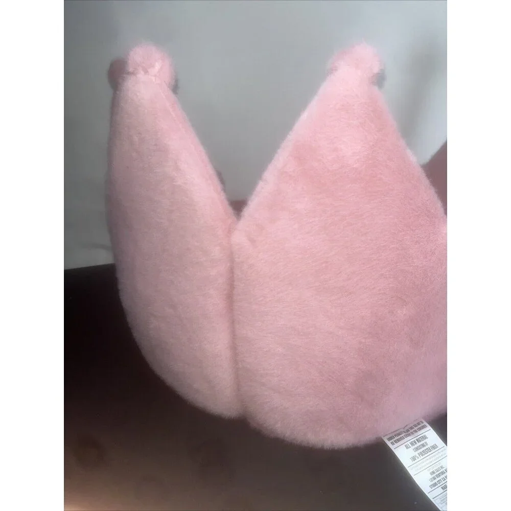 NEW NANDOG Cloud Crown Blush Pink Dog/Cat Pet Bed Barbie and Grey Plush/Mesh Bed